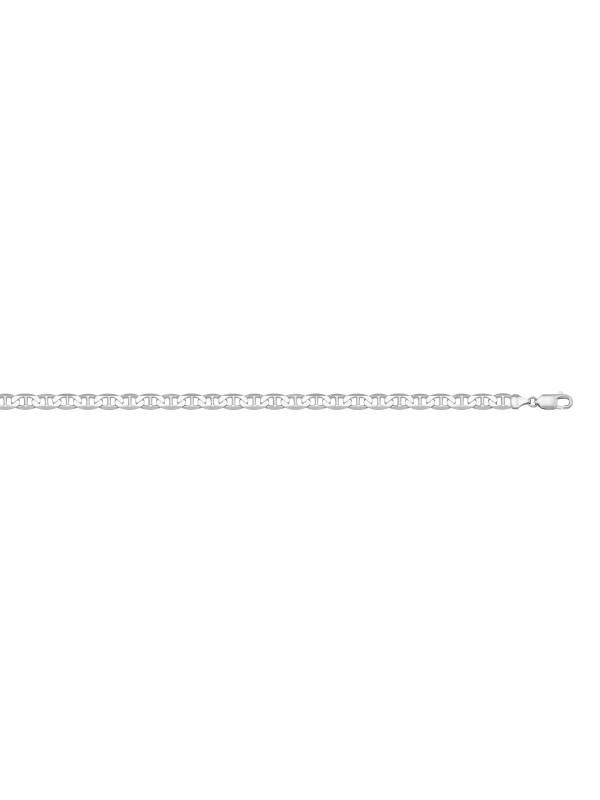 N312W - WHITE GOLD SOLID FLAT ANCHOR LINK