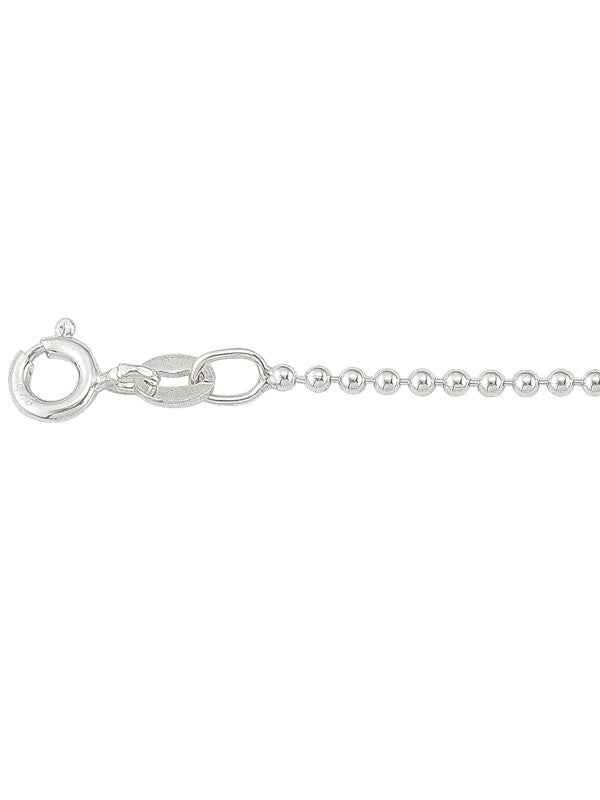N7329 - SILVER BEAD LINK