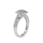 SKU: 0001 (22K) Rose Gold Double Halo Split Shank Engagement Ring