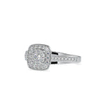 SKU: 0001 (18K) Rose Gold Double Halo Split Shank Engagement Ring