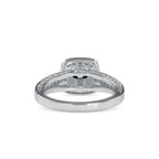 SKU: 0001 (14K) Rose Gold Double Halo Split Shank Engagement Ring