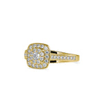 SKU: 0001 (10K) Rose Gold Double Halo Split Shank Engagement Ring