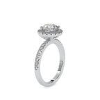 SKU: 0005 (18K) Round Diamond Engagment Ring in Rose Gold.