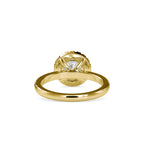 SKU: 0005 (14K) Round Diamond Engagment Ring in Rose Gold.
