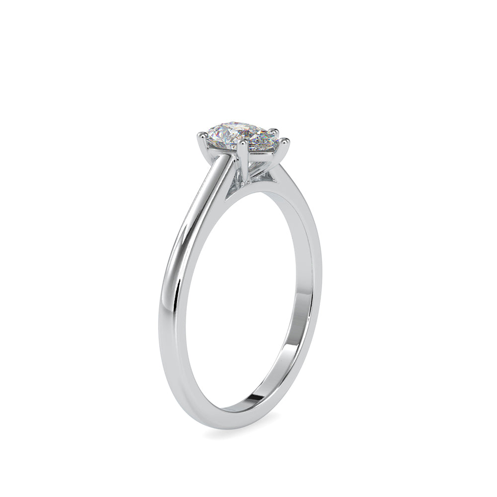 SKU: 0006 (22K) Pear  Shape Dainty Engagment ring in Rose Gold.