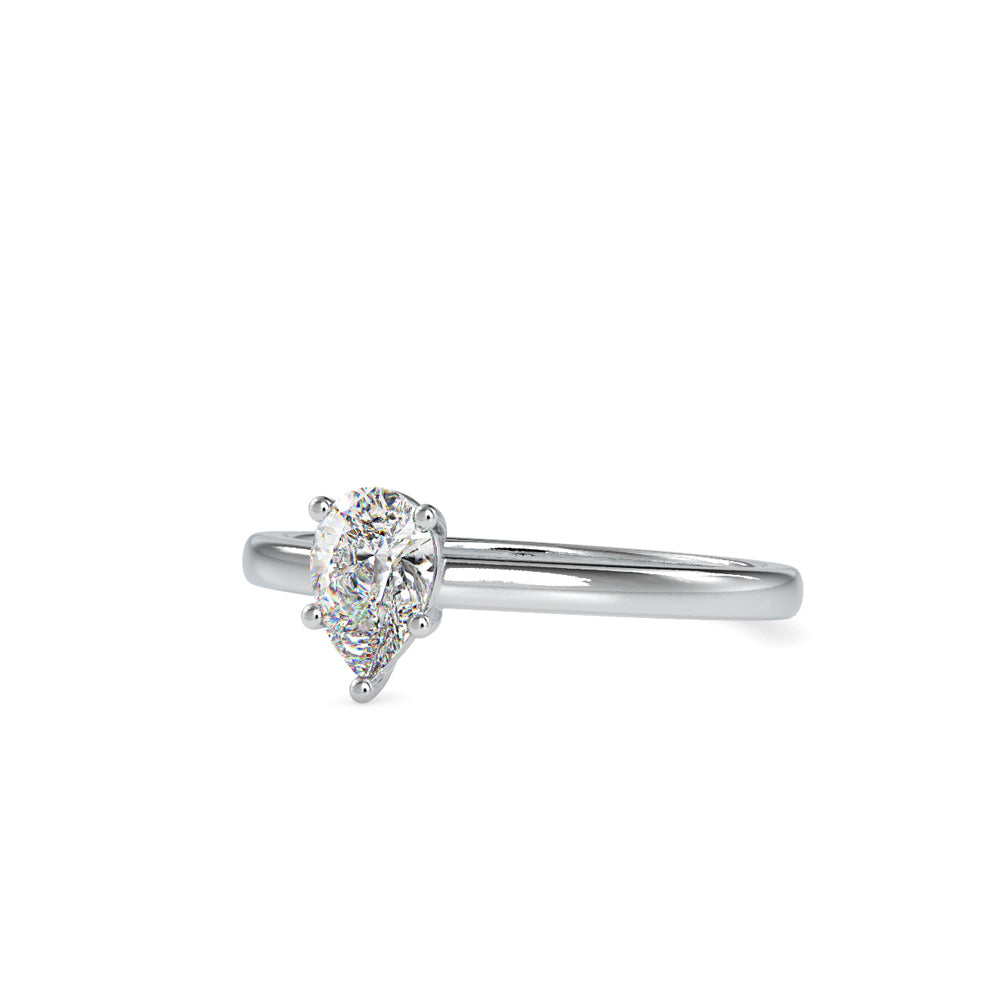 SKU: 0006 (10K) Pear  Shape Dainty Engagment ring in Rose Gold.