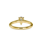 SKU: 0006 (18K) Pear  Shape Dainty Engagment ring in Rose Gold.