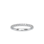 SKU: 0007 (18K) Diamond-Accent Wedding band in Rose Gold.