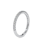SKU: 0007 (14K) Diamond-Accent Wedding band in Rose Gold.