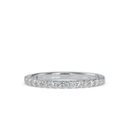 SKU: 0007 (18K) Diamond-Accent Wedding band in Rose Gold.