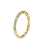 SKU: 0007 (10K) Diamond-Accent Wedding band in Rose Gold.