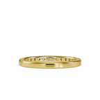 SKU: 0007 (10K) Diamond-Accent Wedding band in Rose Gold.