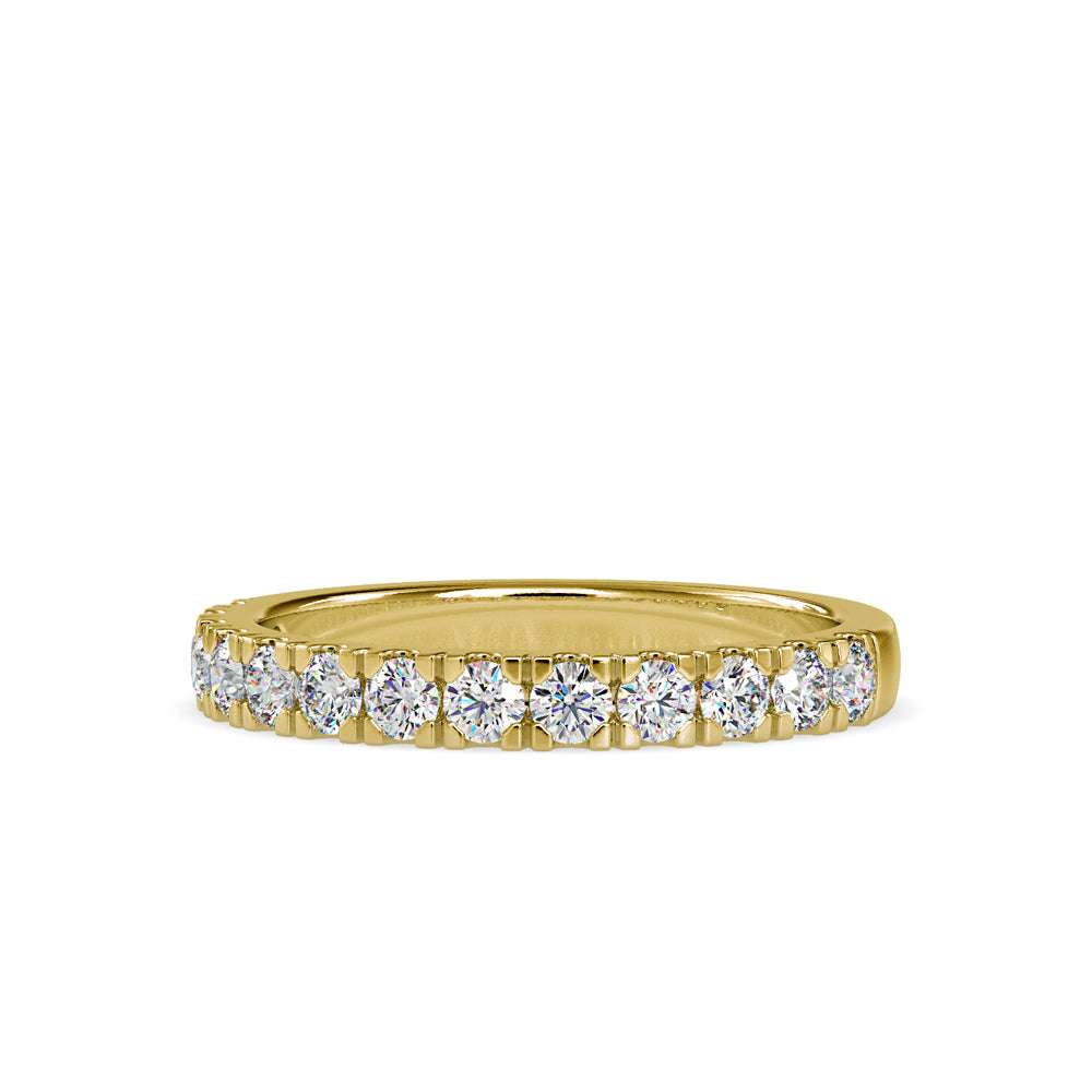 SKU: 0008 (18K) Timeless Diamond Band in Rose Gold.