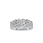 SKU: 0009 (18K) Cascading Diamond Ring in Rose Gold.