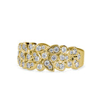 SKU: 0009 (18K) Cascading Diamond Ring in Rose Gold.