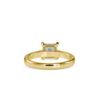 SKU: 0013 (14K) Princess Diamond  Engagment Ring in Rose Gold.