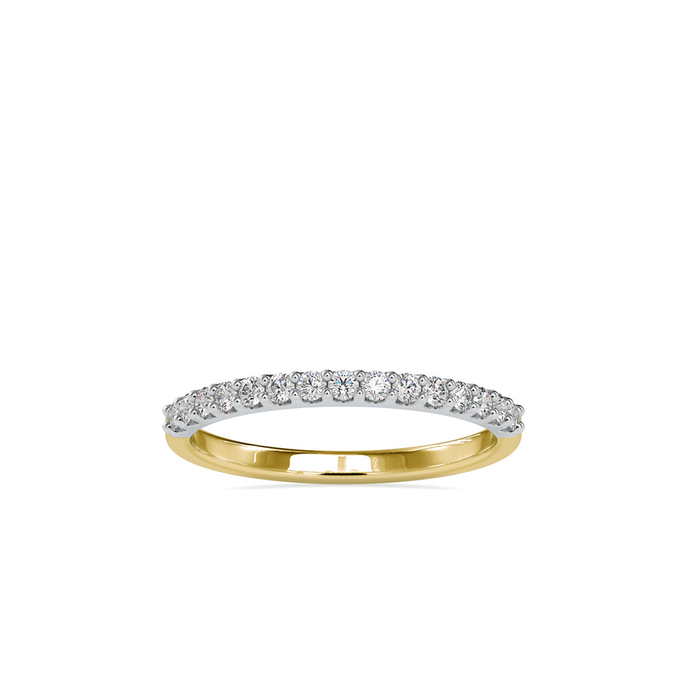 SKU: 0018 (22K) Two-Tone diamond Wedding Band .