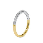 SKU: 0018 (18K) Two-Tone diamond Wedding Band .