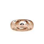 SKU: 0019 (14K) Scatter Diamond band in Rose Gold.