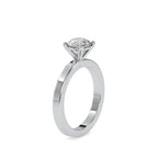 SKU: 0021 (22K) Classic four-Prong Solitaire Engagment Ring in Rose Gold.