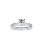 SKU: 0021 (18K) Classic four-Prong Solitaire Engagment Ring in Rose Gold.