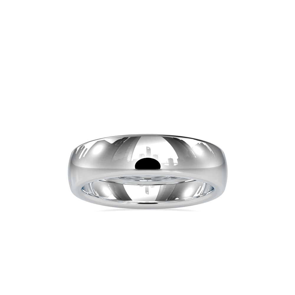 SKU: 0022 (14K) Plain Wedding Band in Rose Gold.