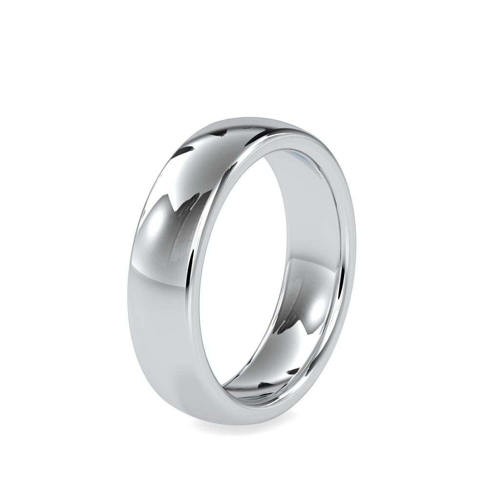 SKU: 0022 (10K) Plain Wedding Band in Rose Gold.