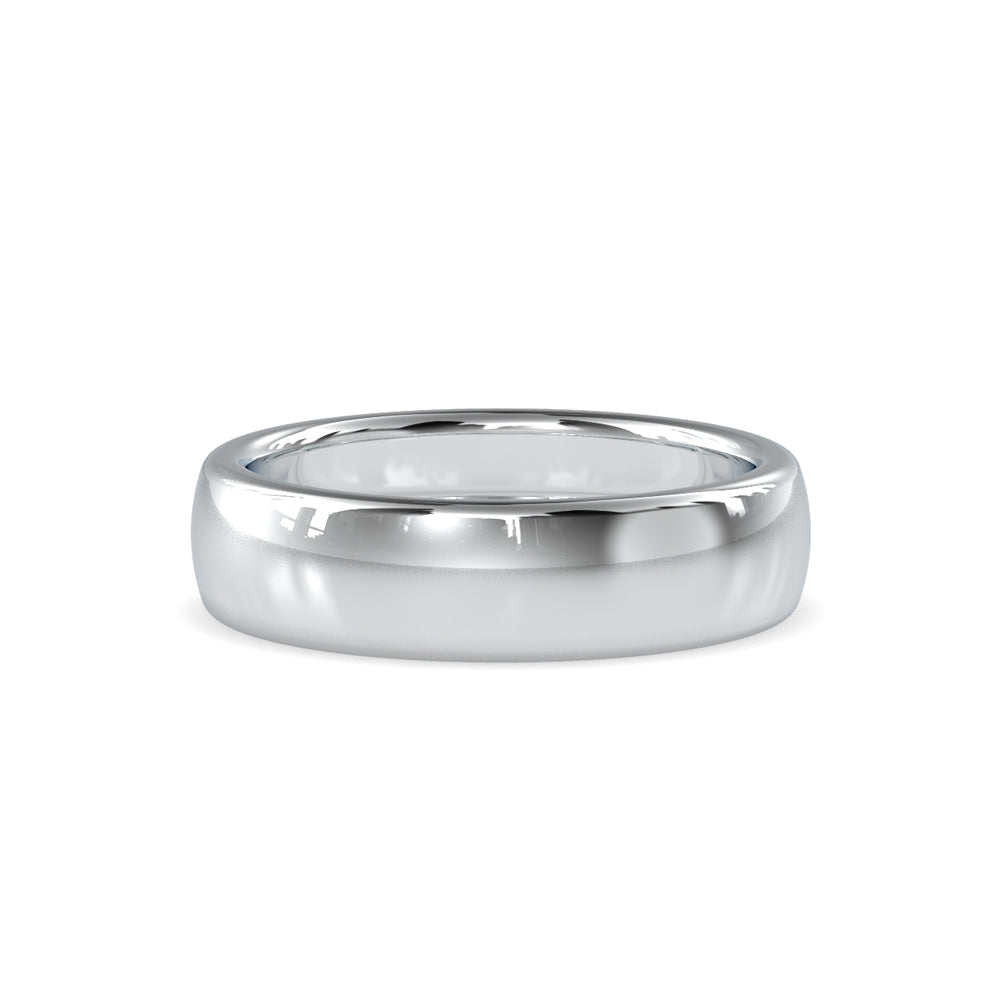 SKU: 0022 (18K) Plain Wedding Band in Rose Gold.