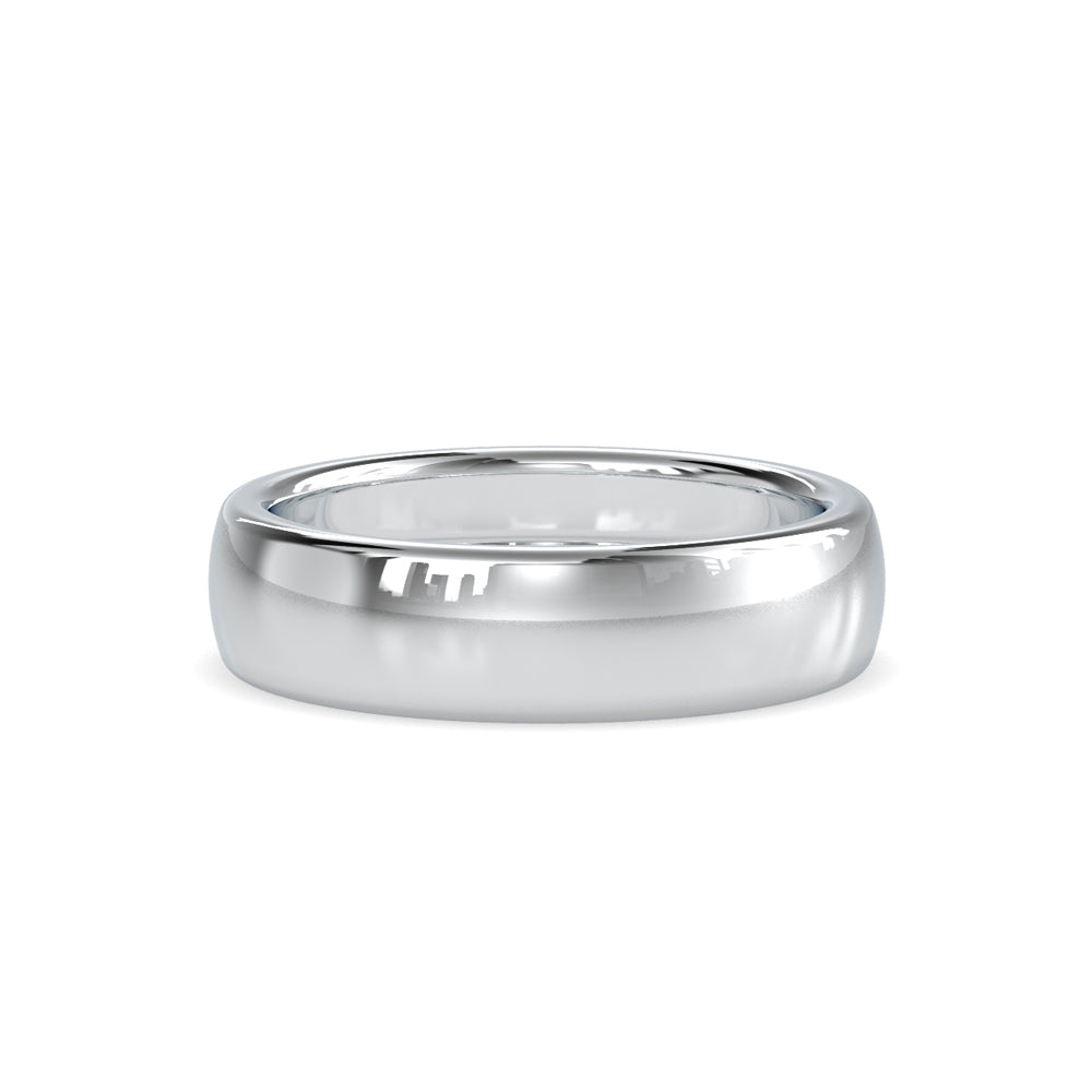 SKU: 0022 (18K) Plain Wedding Band in Rose Gold.