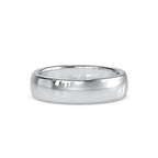 SKU: 0022 (14K) Plain Wedding Band in Rose Gold.