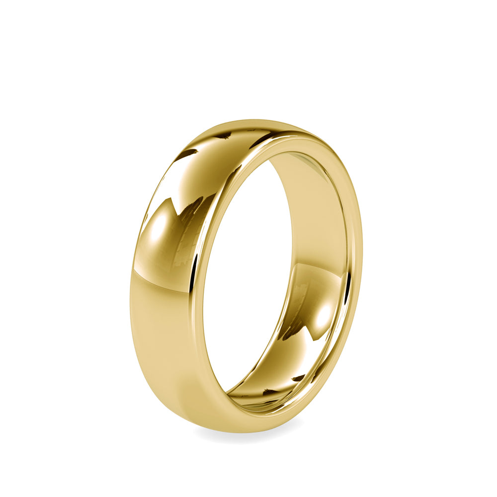 SKU: 0022 (22K) Plain Wedding Band in Rose Gold.