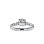 SKU: 0025 (22K) Four-Prong Diamond Engagment Ring in Rose Gold.