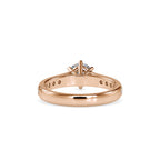 SKU: 0027 (22K) Six-Prong Diamond Engagment Ring in Rose Gold.