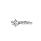 SKU: 0028 (14K) Six-Prong Solitaire Engagment Ring in Rose Gold.