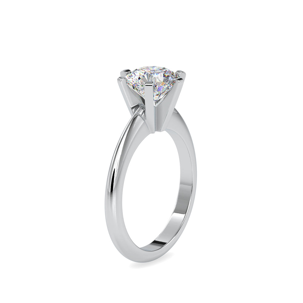SKU: 0032 (22K) Unique Six-Prong Solitaire Ring in Rose Gold.