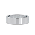 SKU: 0034 (10K) Wide Wedding Band With Diamonds in Rose Gold.
