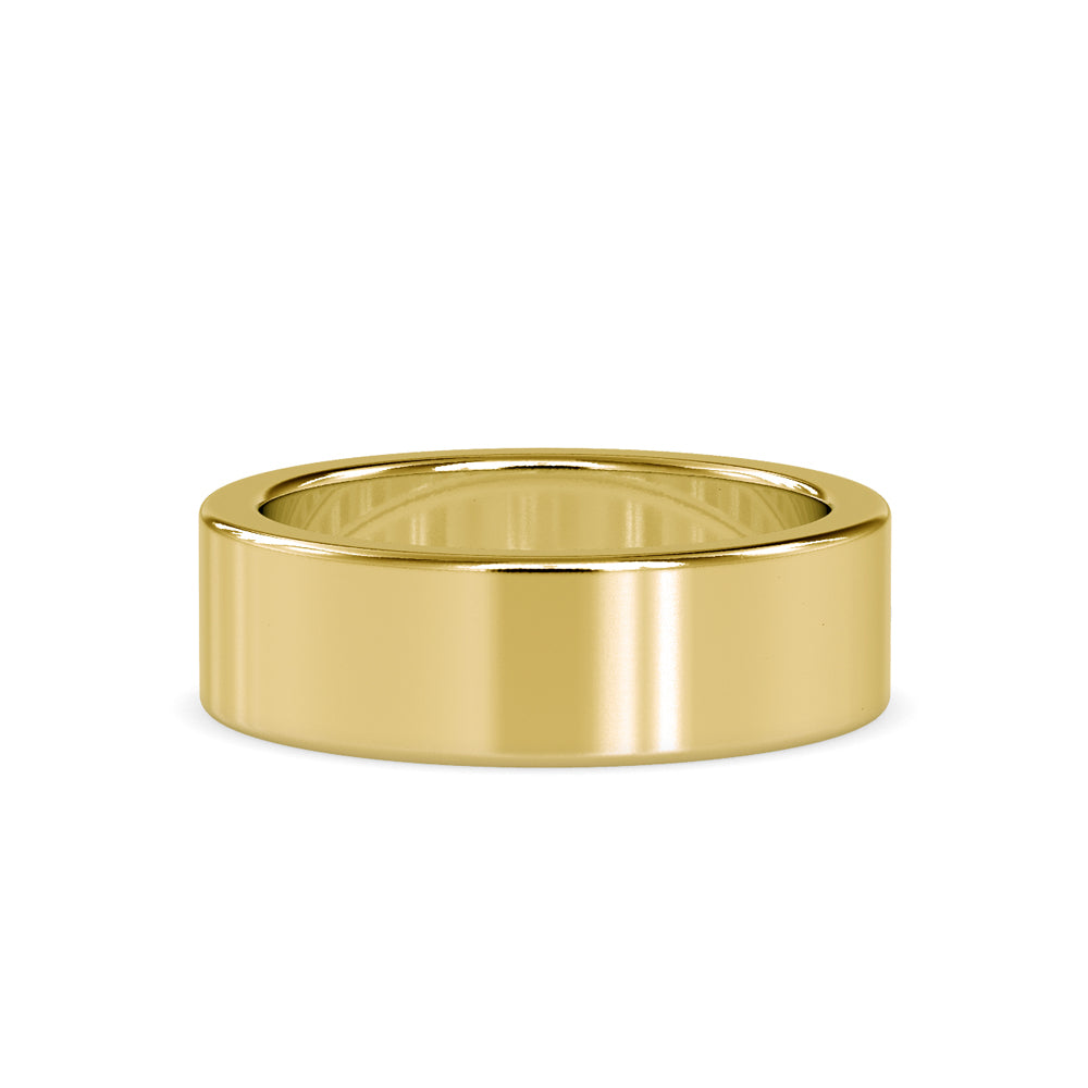 SKU: 0034 (18K) Wide Wedding Band With Diamonds in Rose Gold.