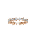 SKU: 0037 (22K) Shimmering Eternity Band In Rose Gold.