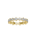 SKU: 0037 (14K) Shimmering Eternity Band In Rose Gold.