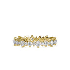 SKU: 0037 (10K) Shimmering Eternity Band In Rose Gold.