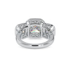 SKU: 0038 (22K) Vintage-Inspired Emerald Ring In Rose Gold.