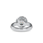 SKU: 0039 (22K) Dazzling Diamond Double Halo Engagment Ring In Rose Gold.