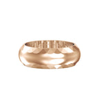 SKU: 0041 (18K) Faceted Band Ring In Rose Gold.