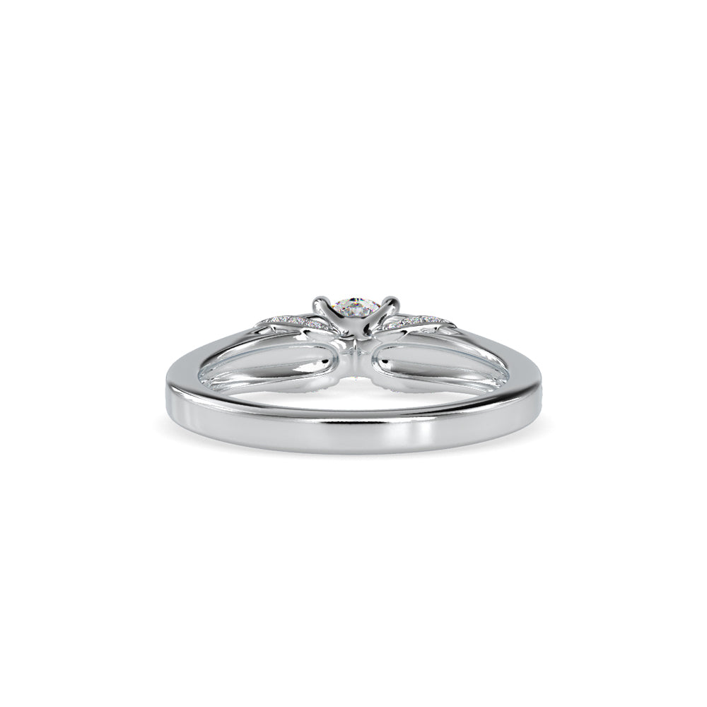 SKU: 0043 (10K) Vintage-Inspired Engagment Ring in Rose Gold.