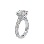 SKU: 0050 (22K) Diamond Embrace Solitair Engagment Ring in Rose Gold.