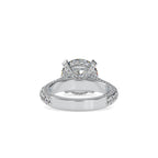SKU: 0050 (18K) Diamond Embrace Solitair Engagment Ring in Rose Gold.