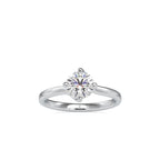 SKU: 0053 (22K) Twisted Shank Solitaire Engagment Ring in Rose Gold.