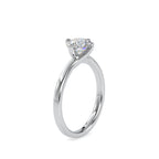 SKU: 0053 (22K) Twisted Shank Solitaire Engagment Ring in Rose Gold.