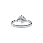 SKU: 0053 (14K) Twisted Shank Solitaire Engagment Ring in Rose Gold.