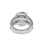 SKU: 0054 (22K) Split Shank Oval Halo Engagment Ring in Rose Gold.